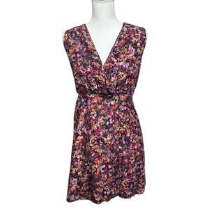 J.Crew Women's Floral Sleeveless Wrap-Dress - Size 2